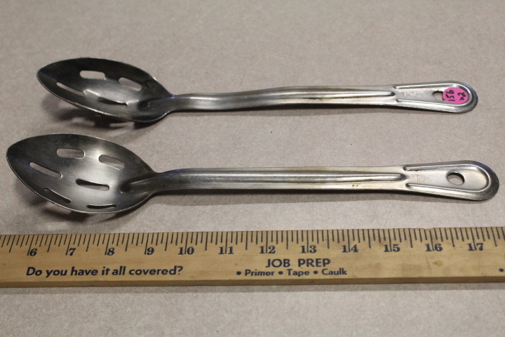 lot 156 image: slotted serving spoons
