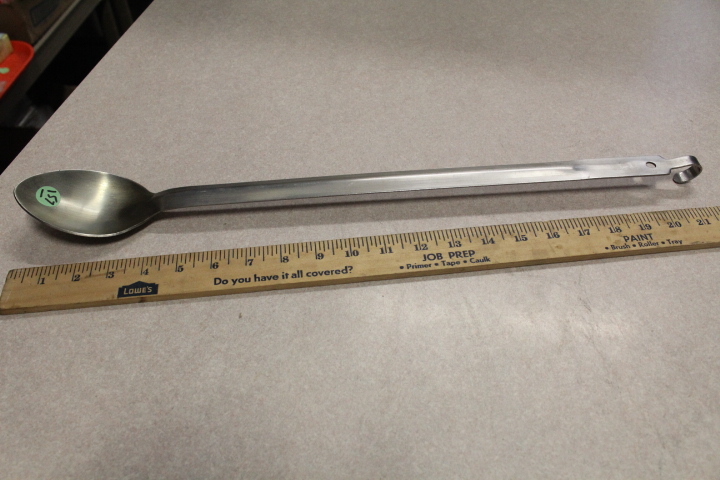 lot 157 image: large serving spoon