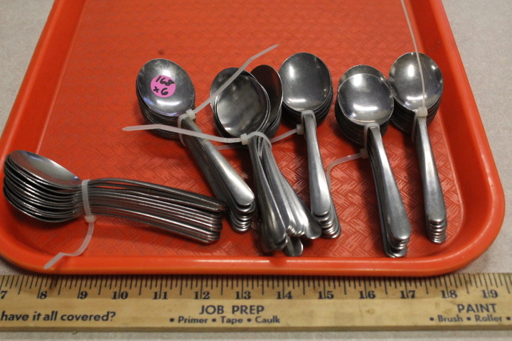lot 168 image: Soup Spoons