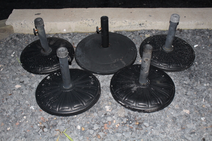 lot 188A image: Umbrella bases