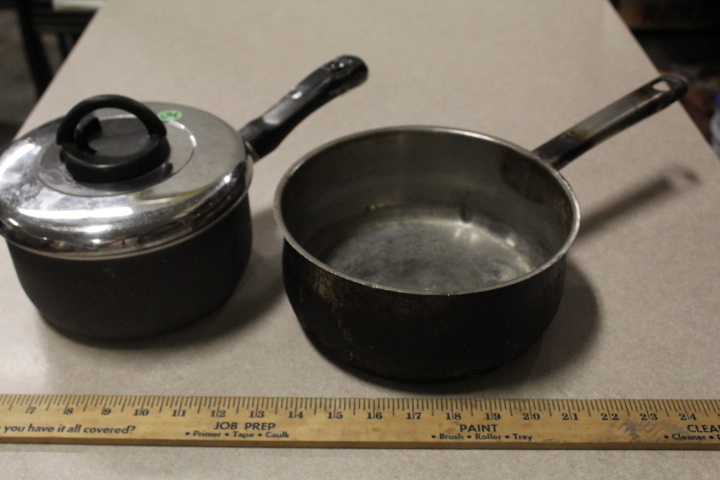 lot 203 image: sauce pan lot