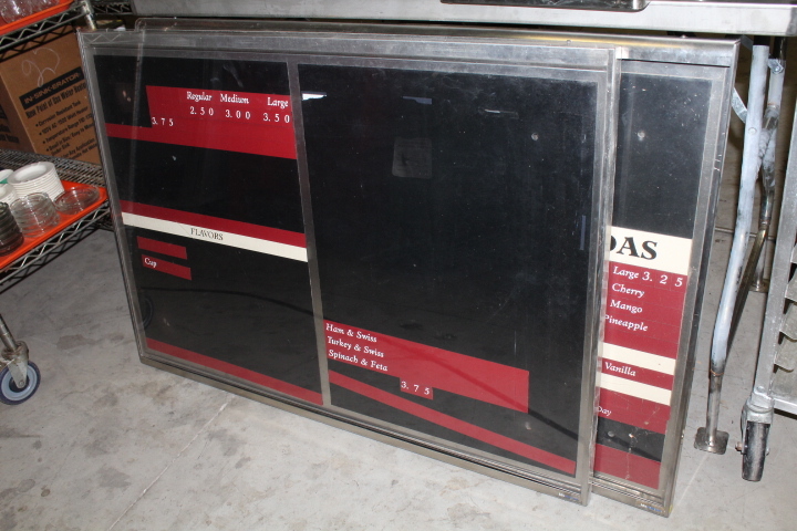 lot 52 image: Menu Boards