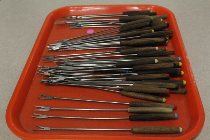 lot 118A image: Fondue forks
