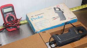 lot 37 image: Digital Multimeter and AC Ammeter Probe