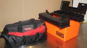 lot 38 image: Tool Box and Tool Bag