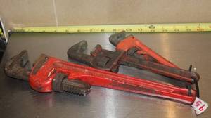 lot 45 image: Pipe Wrenches Lot