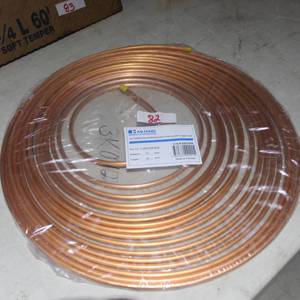 lot 82 image: Air Conditioning and Refrigeration Grade Seamless Copper Coil - New