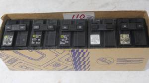 lot 110 image: Square D (Homeline Line) Double Pole Breakers