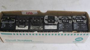 lot 126 image: Tandem Double Pole Breakers