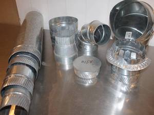 lot 158 image: Metal Vent Pipe Lot