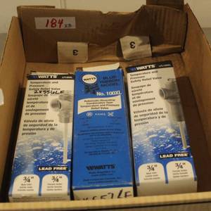 lot 184 image: Temperature and Pressure Safety Relief Valve - NIB