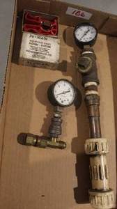 lot 186 image: Pressure Gauges and Handi-Kutter Lot
