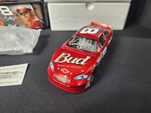 lot 2 image: #8 Budweiser 2007 Monte Carlo SS 124 NASCAR Signed By Dale Earnhardt Jr. 1 of 1,512