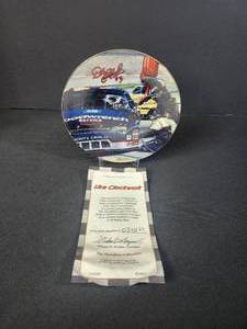 lot 79 image: Like Clockwork  6 12 Decorated Plate Dale Earnhardt 1997 Hamilton Collection