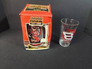 lot 98 image: Stein and Drinking Glass #8 Dale Earnhardt Jr.
