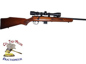lot 9 image: Marlin 25 MN 22 Mag with scope