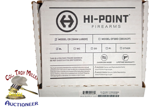 lot 13 image: NIB High point 9 mm new in box