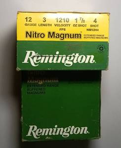 lot 31 image: 2 boxes Remington Nitro Mag 12 ga