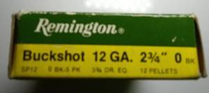 lot 36 image: Remington buckshot 0
