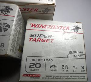 lot 39 image: 3 boxes Winchester Super Target