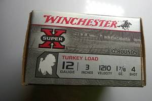 lot 40 image: 12 gauge Winchester Super X Turkey Loads