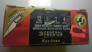 lot 43 image: 12 gauge Federal Mag-Shok Turkey round