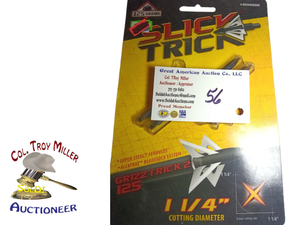 lot 56 image: 1- Slick Trick Broadheads