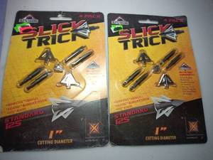 lot 54 image: 2- Slick Trick Broadheads