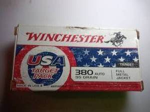 lot 58 image: Winchester 380 Auto ammo