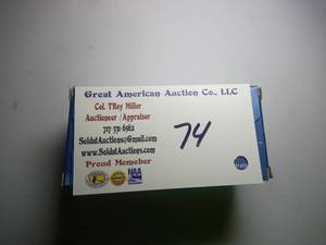 lot 74 image: 22 hornet ammo