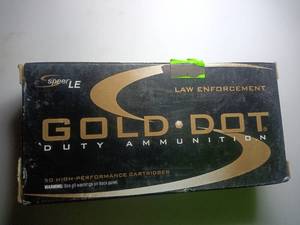 lot 78 image: Spear Gold Dot 9 mm
