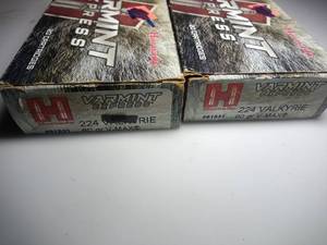 lot 66 image: 2- Hornady 224 Valkyrie