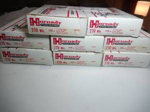 lot 85 image: 8- Hornady 270 win