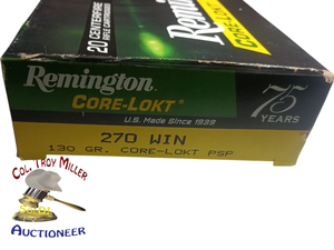 lot 91 image: Remington 270 Winchester ammo
