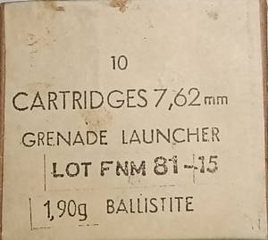 lot 102 image: 1 box Grenade 7.62 launchers
