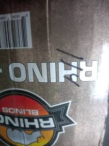 lot 114 image: Rhino 150 blind brand new inbox never opened