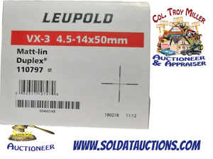 lot 30A image: NIB Leupold VX III DUPLEX