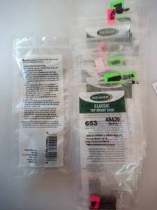 lot 126 image: 9 Weaver scope base 653