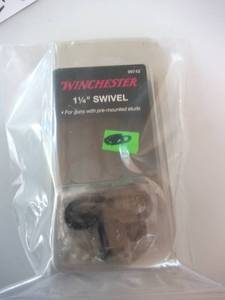 lot 130 image: 2 Winchester gun sling swivels
