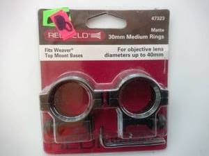 lot 140 image: Redfield medium base scope rings