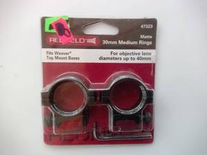 lot 141 image: Redfield medium base scope rings new in box
