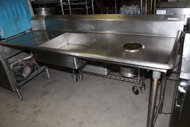 lot 52 image: Dirty side Dishwasher Table