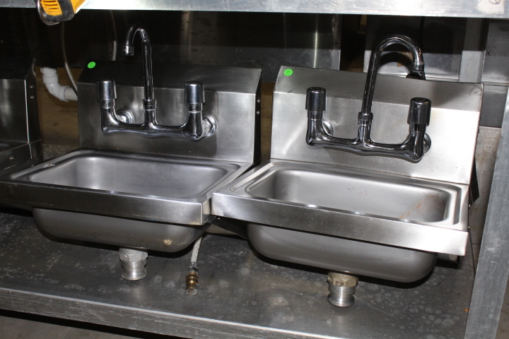 lot 84 image: Hand sinks