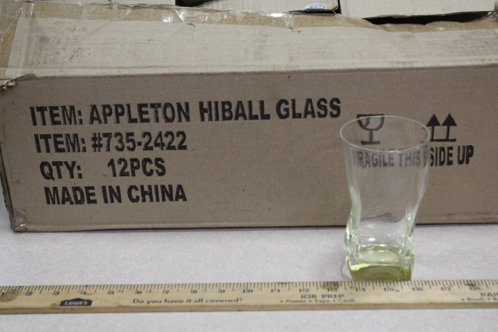 lot 182 image: Drink glasses lot