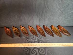 lot 27 image: Fenton 8 piece lot Marigold color 6