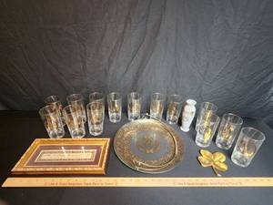 lot 96 image: 50th Anniversary Glass Set