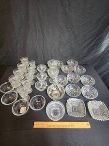 lot 102 image: 31 pc lot of amber hocking glass, great selection