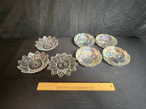 lot 104 image: 7 piece of Federal Glass