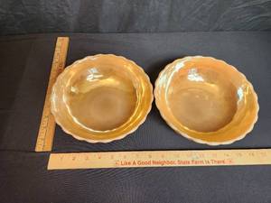 lot 129 image: Anchor Hocking Bubble Bowl 8 14 (2)
