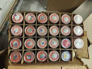 lot 144 image: Lot of vintage Heinzs Jars empty 1960s